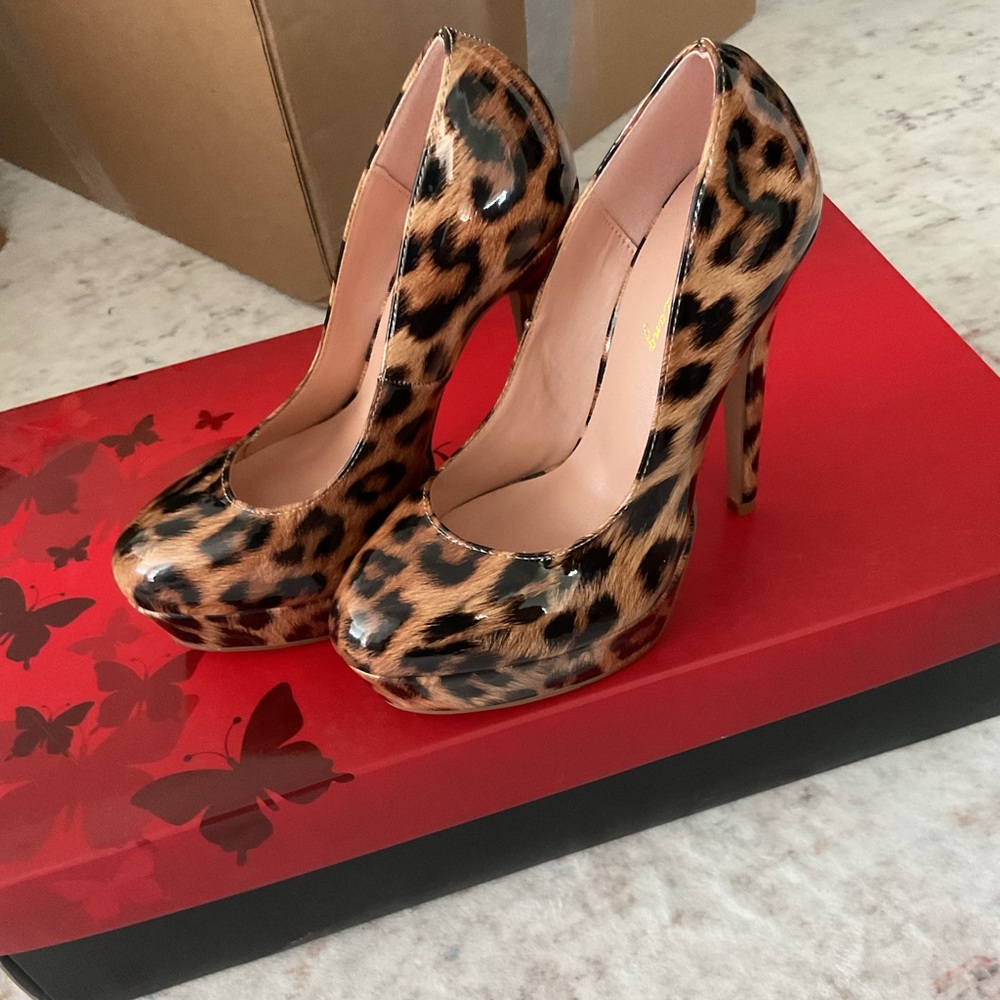 Leopard Print High Heels
